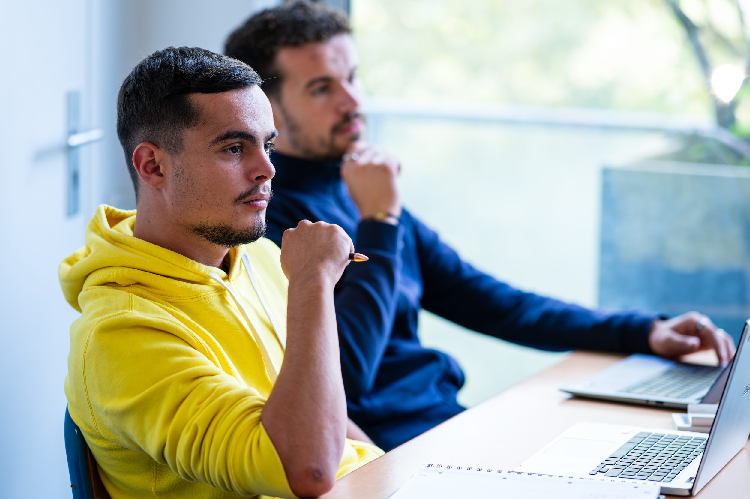 Étudiants en classe