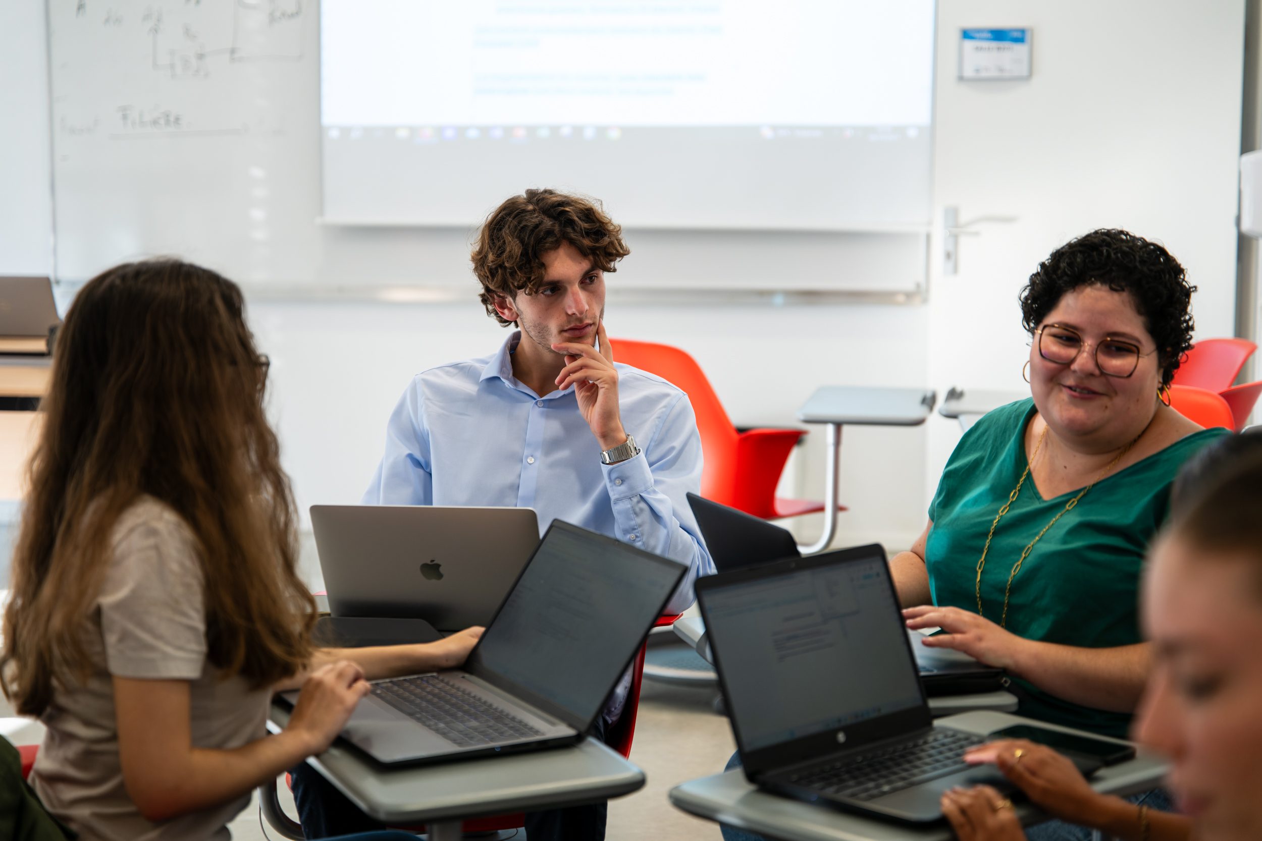 étudiants en classe